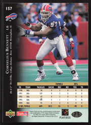 Cornelius Bennett Autographed 1995 Upper Deck Card #157 Buffalo Bills SKU #260326