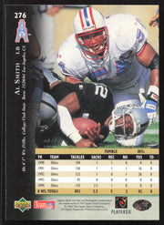 Al Smith Autographed 1995 Upper Deck Card #276 Houston Oilers SKU #260328