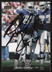 Russell Maryland Autographed 1995 Upper Deck Card #256 Dallas Cowboys SKU #260329