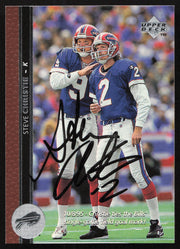 Steve Christie Autographed 1996 Upper Deck Card #244 Buffalo Bills SKU #260338