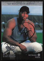 Daryl Gardener Autographed 1996 Upper Deck Rookie Card #19 Miami Dolphins SKU #260345