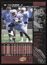 Todd McNair Autographed 1996 Upper Deck Card #192 Houston Oilers SKU #260352