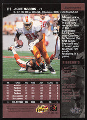 Jackie Harris Autographed 1996 Upper Deck Card #119 Tampa Bay Buccaneers SKU #260359