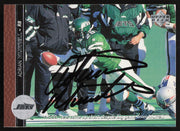 Adrian Murrell Autographed 1996 Upper Deck Card #81 New York Jets SKU #260364