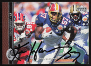 Ken Harvey Autographed 1996 Upper Deck Card #120 Washington Redskins SKU #260370