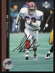 Steve Tasker Autographed 1996 Upper Deck Card #273 Buffalo Bills SKU #260371