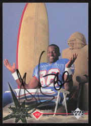 Joey Kent Autographed 1997 Upper Deck Rookie Card #25 Houston Oilers SKU #260389