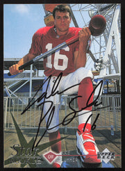 Jake Plummer Autographed 1997 Upper Deck Rookie Card #19 Arizona Cardinals SKU #260390