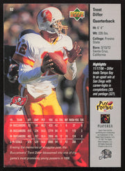 Trent Dilfer Autographed 1997 Upper Deck Card #92 Tampa Bay Buccaneers SKU #260392