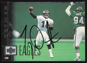 Ty Detmer Autographed 1997 Upper Deck Card #149 Philadelphia Eagles SKU #260403