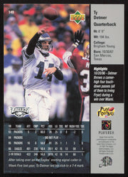 Ty Detmer Autographed 1997 Upper Deck Card #149 Philadelphia Eagles SKU #260403