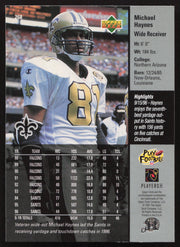 Michael Haynes Autographed 1997 Upper Deck Card #268 New Orleans Saints SKU #260411