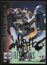 Michael Westbrook Autographed 1997 Upper Deck Card #263 Washington Redskins SKU #260413