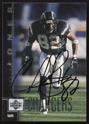 Charlie Jones Autographed 1997 Upper Deck Card #109 San Diego Chargers SKU #260414
