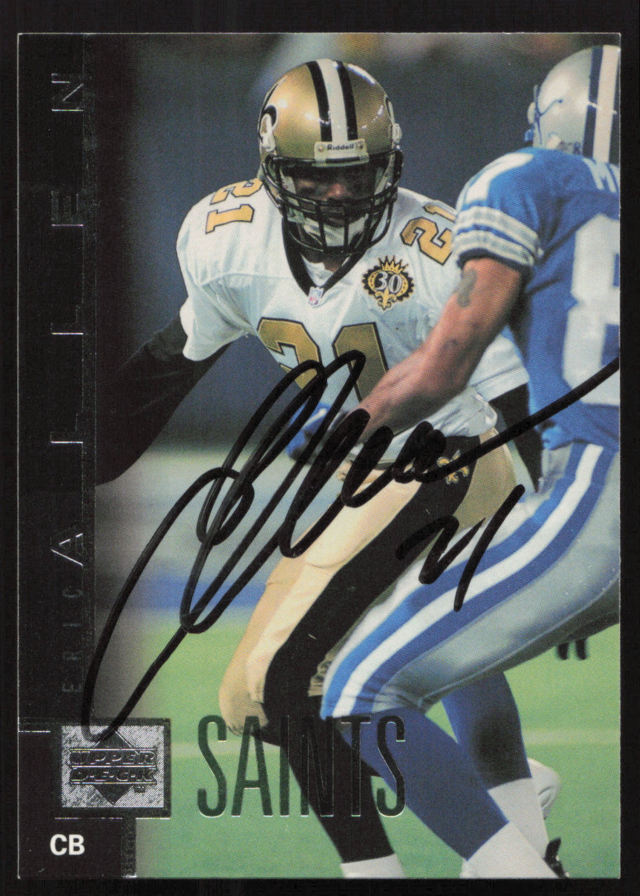 Eric Allen Autographed 1997 Upper Deck Card #273 New Orleans Saints SKU #260418