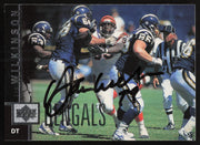 Dan Wilkinson Autographed 1997 Upper Deck Card #71 Cincinnati Bengals SKU #260423