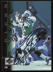 Aaron Glenn Autographed 1997 Upper Deck Card #190 New York Jets SKU #260429