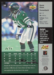 Aaron Glenn Autographed 1997 Upper Deck Card #190 New York Jets SKU #260429