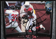 Frank Sanders Autographed 1998 Upper Deck Card #51 Arizona Cardinals SKU #260453
