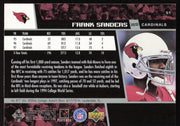 Frank Sanders Autographed 1998 Upper Deck Card #51 Arizona Cardinals SKU #260453