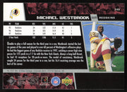 Michael Westbrook Autographed 1998 Upper Deck Card #249 Washington Redskins SKU #260455