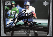James Jett Autographed 1998 Upper Deck Card #187 Los Angeles Raiders SKU #260456