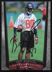 Bert Emanuel Autographed 1998 Upper Deck Card #235 Tampa Bay Buccaneers SKU #260458