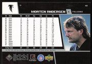 Morten Andersen Autographed 1998 Upper Deck Card #48 Atlanta Falcons SKU #260460