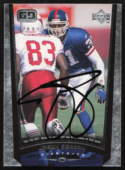 Jason Sehorn Autographed 1998 Upper Deck Card #174 New York Giants SKU #260467