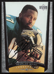 Renaldo Wynn Autographed 1998 Upper Deck Card #129 Jacksonville Jaguars SKU #260470