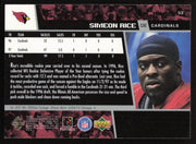 Simeon Rice Autographed 1998 Upper Deck Card #53 Arizona Cardinals SKU #260472