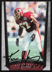 Ken Harvey Autographed 1998 Upper Deck Card #252 Washington Redskins SKU #260474