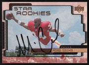 Michael Cloud Autographed 1999 Upper Deck Rookie Card #256 Kansas City Chiefs SKU #260477
