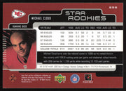 Michael Cloud Autographed 1999 Upper Deck Rookie Card #256 Kansas City Chiefs SKU #260477