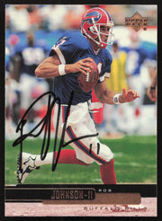 Rob Johnson Autographed 1999 Upper Deck Card #25 Buffalo Bills SKU #260486
