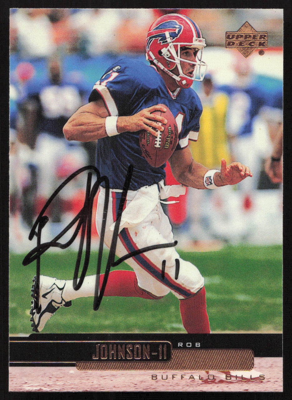 Rob Johnson Autographed 1999 Upper Deck Card #25 Buffalo Bills SKU #260486