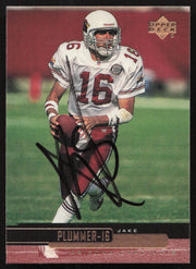 Jake Plummer Autographed 1999 Upper Deck Card #1 Arizona Cardinals SKU #260498
