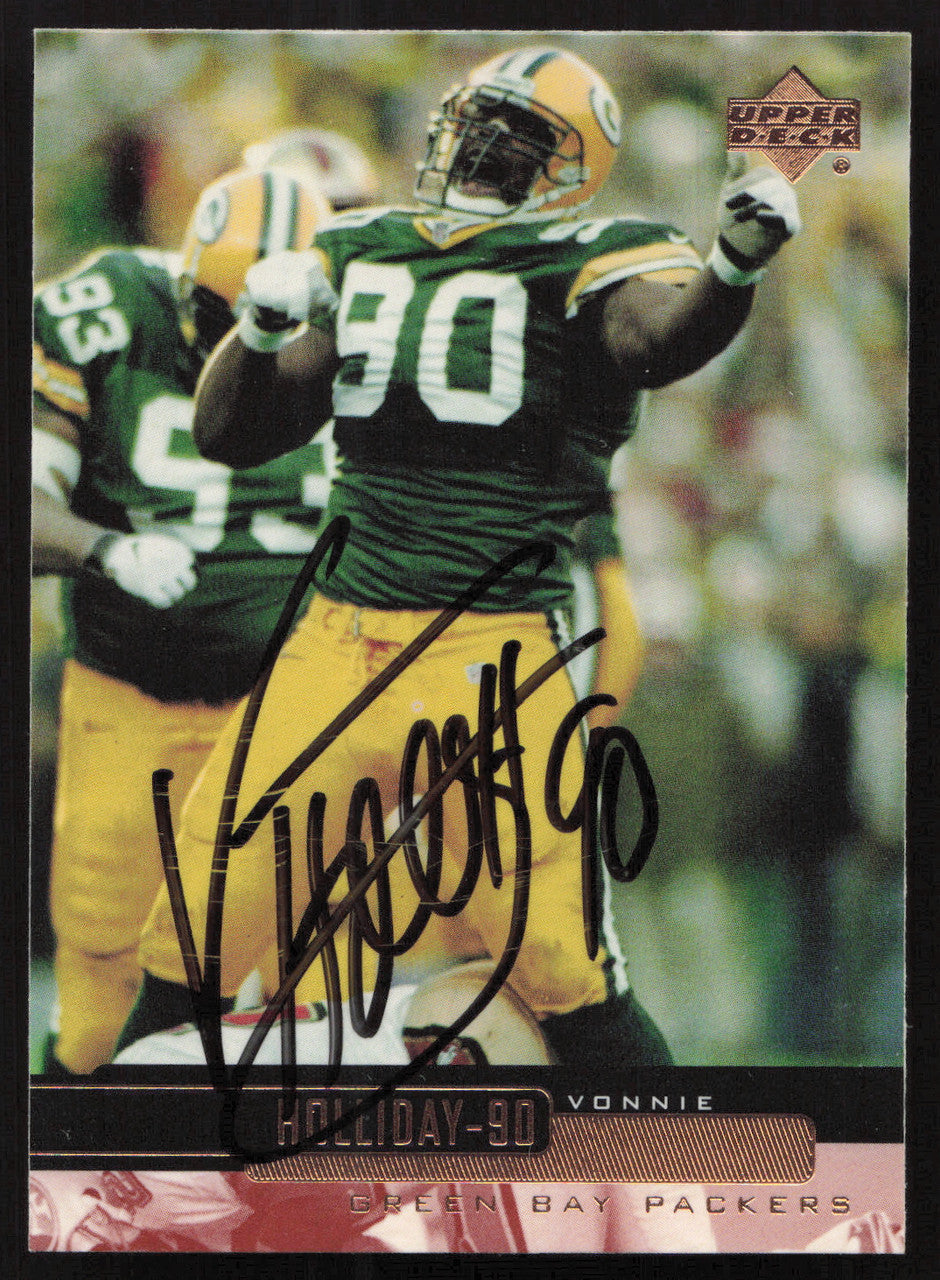 Vonnie Holliday Autographed 1999 Upper Deck Card #84 Green Bay Packers SKU #260502