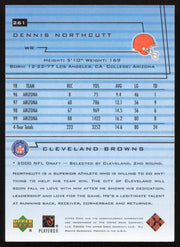 Dennis Northcutt Autographed 2000 Upper Deck Rookie Card #261 Cleveland Browns SKU #260505