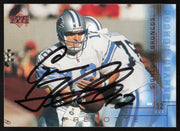Gus Frerotte Autographed 2000 Upper Deck Card #69 Detroit Lions SKU #260511