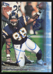 Freddie Jones Autographed 2000 Upper Deck Card #178 San Diego Chargers SKU #260516