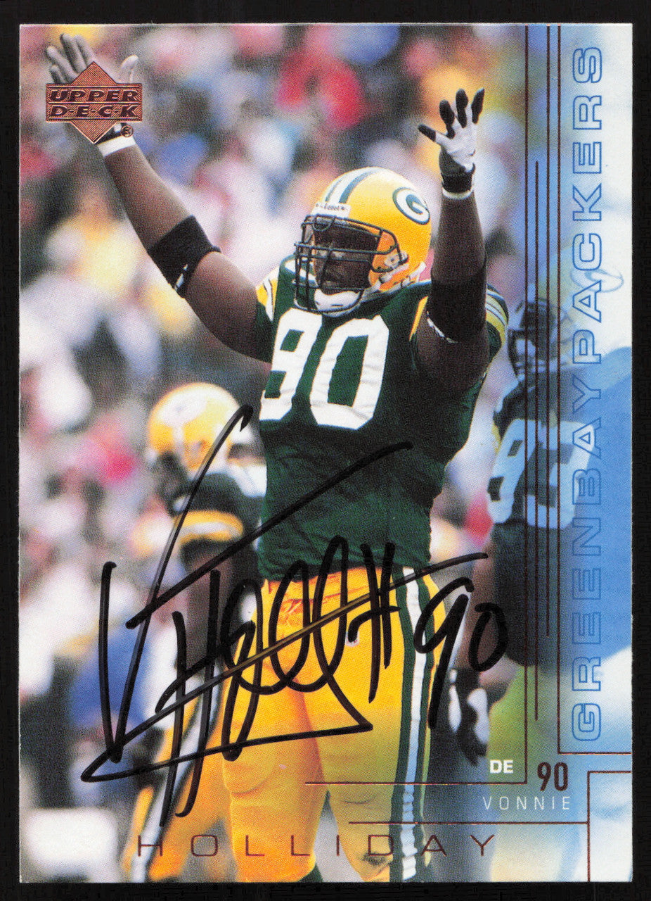 Vonnie Holliday Autographed 2000 Upper Deck Card #87 Green Bay Packers SKU #260520