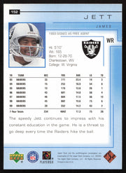 James Jett Autographed 2000 Upper Deck Card #152 Los Angeles Raiders SKU #260524