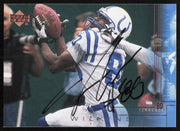 Terrence Wilkins Autographed 2000 Upper Deck Card #92 Indianapolis Colts SKU #260526