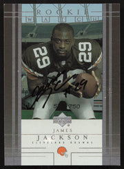 James Jackson Autographed 2001 Upper Deck Rookie Card #278 Cleveland Browns SKU #260529