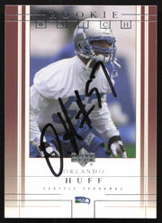 Orlando Huff Autographed 2001 Upper Deck Rookie Card #243 Seattle Seahawks SKU #260535