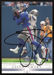 Jason Sehorn Autographed 2001 Upper Deck Card #111 New York Giants SKU #260544