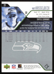 Matt Hasselbeck Autographed 2004 Upper Deck Card #171 Seattle Seahawks SKU #260559