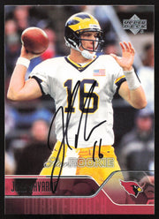 John Navarre Autographed 2004 Upper Deck Rookie Card #262 Arizona Cardinals SKU #260562