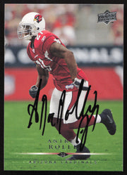 Antrel Rolle Autographed 2008 Upper Deck Card #5 Arizona Cardinals SKU #260580